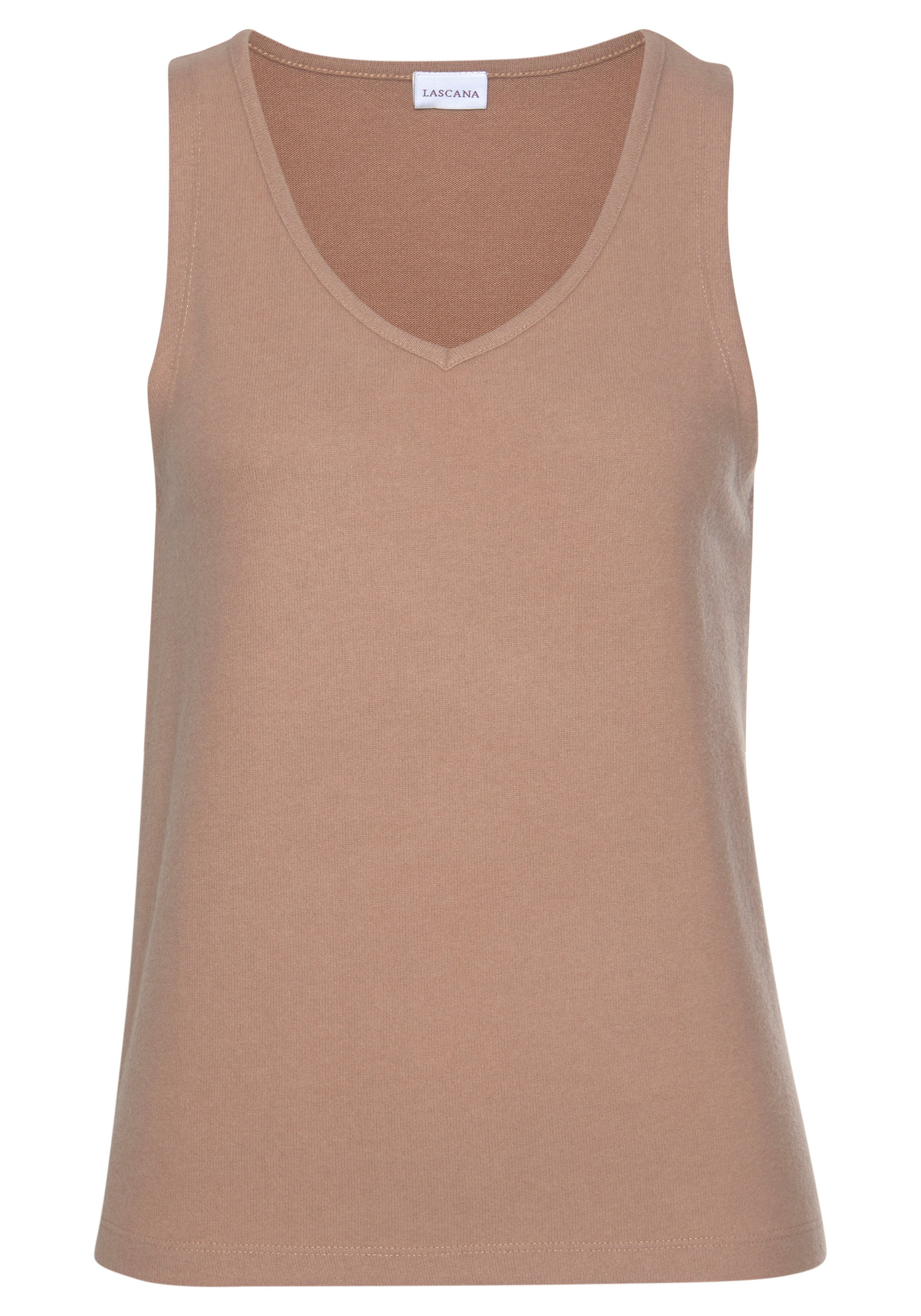 LASCANA Stricktop, mit breiten Trägern, Loungewear
