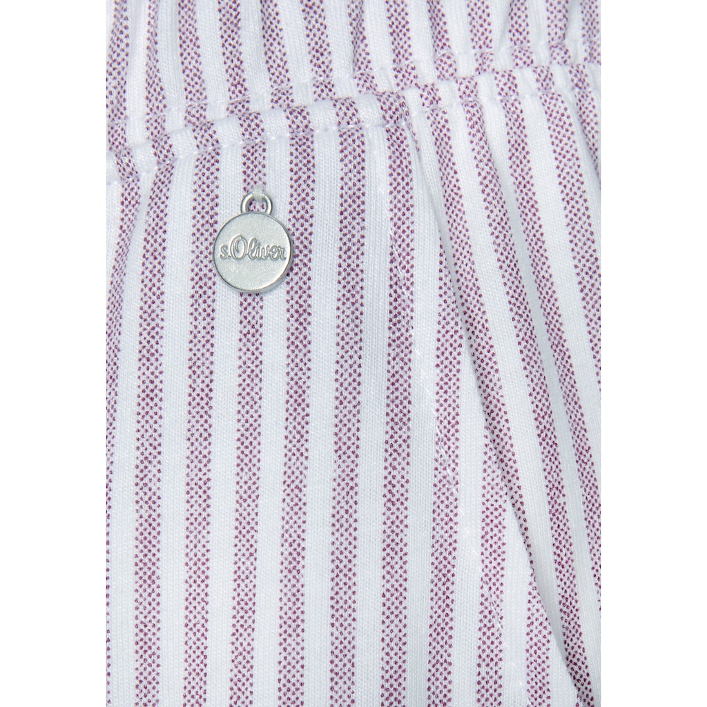 s.Oliver Pyjamahose, mit seitlichen Eingrifftaschen