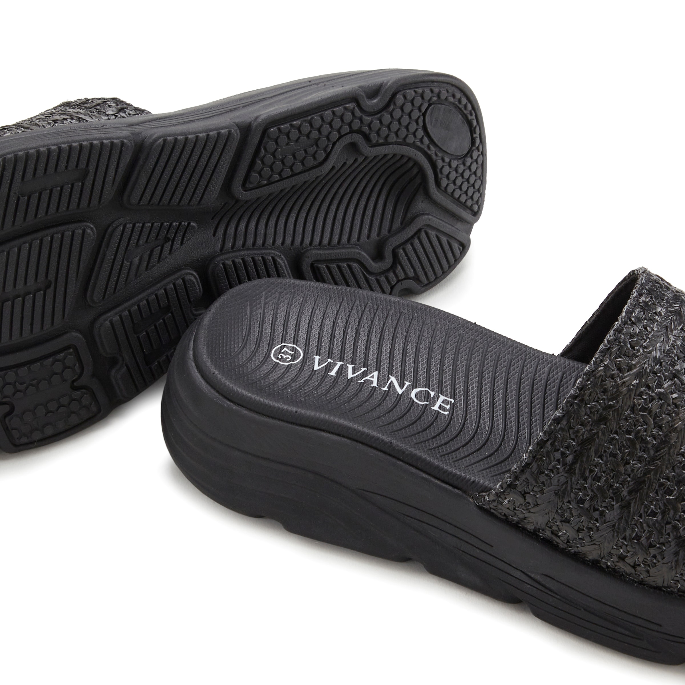 Vivance Pantolette »Mule, Sandale, Sommerschuh, offener Schuh,«  NOUVEAU avec semelle tendance VEGAN