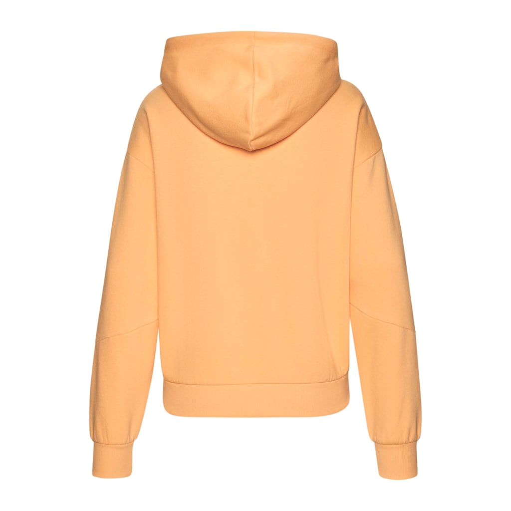 Buffalo Kapuzenpullover, mit Kontraststickerei und seitliche Taschen