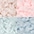 1x hellblau-gestreift, 1x beige-gestreift, 1x mint-gestreift, 1x rose-gestreift