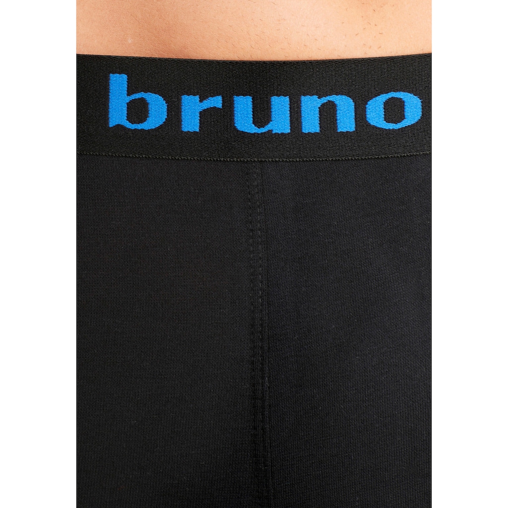 Bruno Banani Boxer »Boxershorts für Herren«, (Packung, 4 St.), mit längerem Bein und auffälligen Logobund