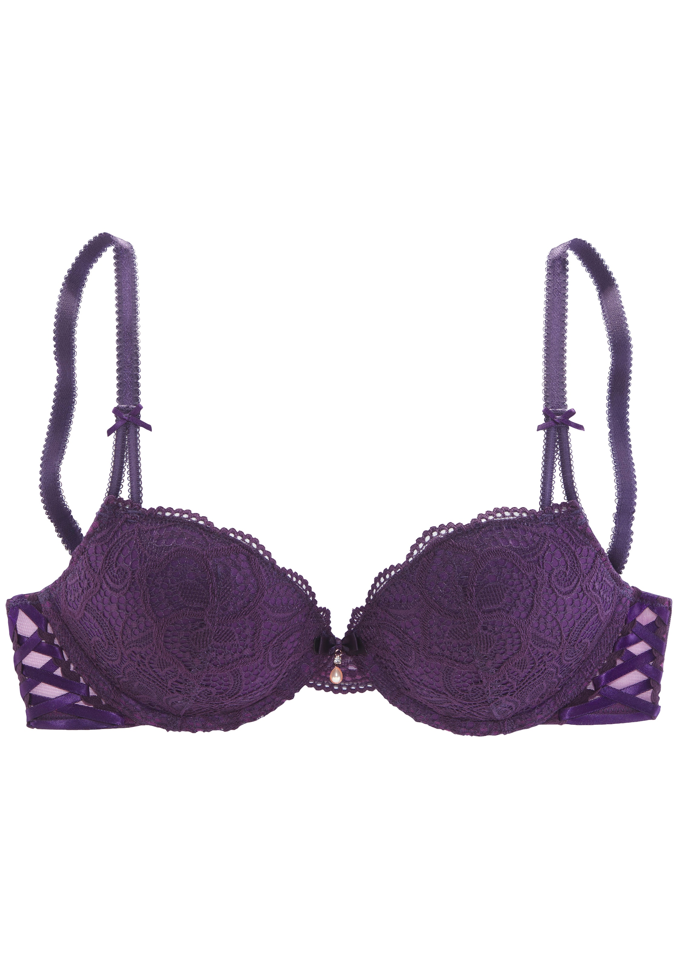 LASCANA Push-up-BH »Nikoletta«, mit aufregender Schnürung an den Seiten, sexy Dessous, Reizwäsche
