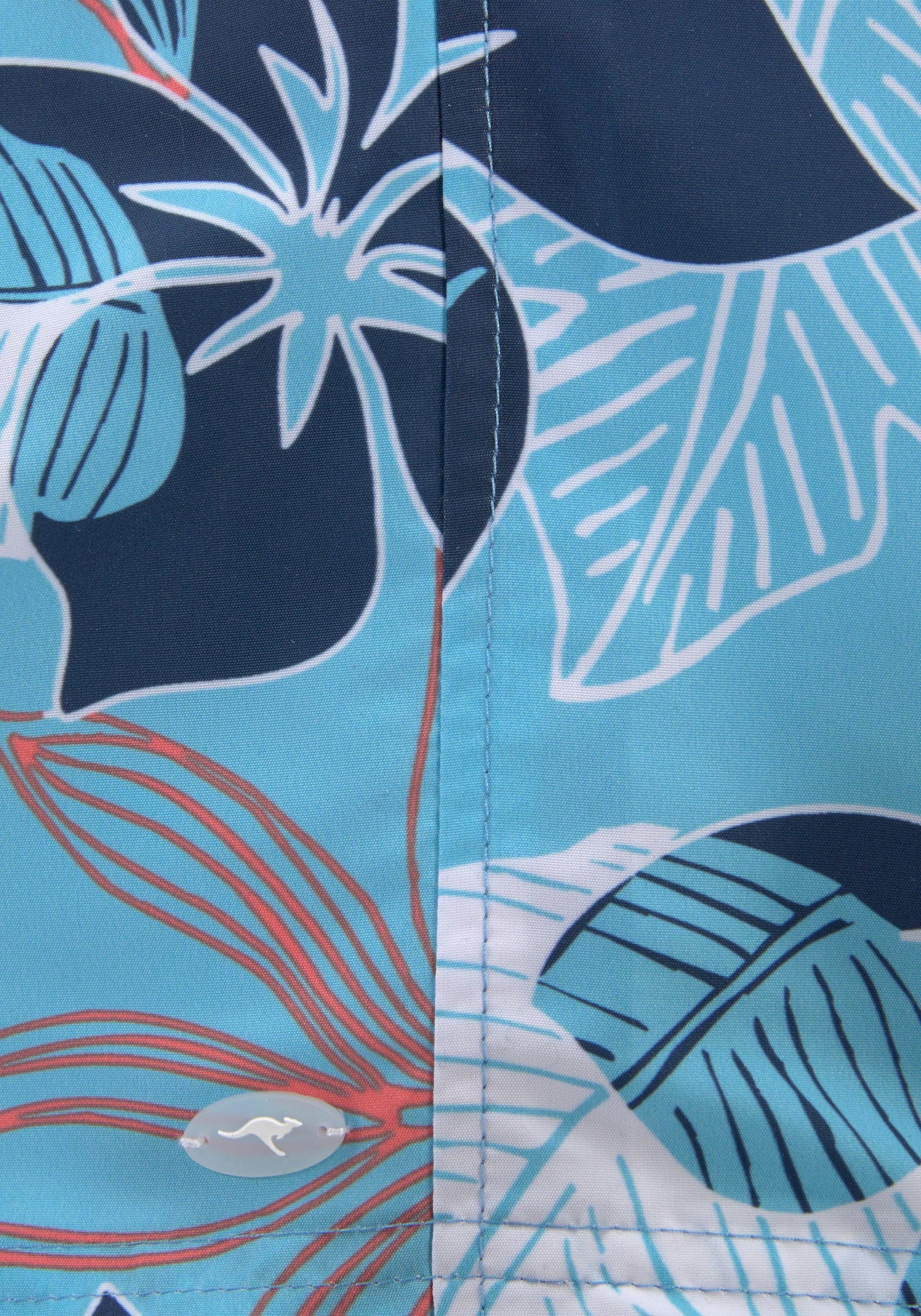 KangaROOS Short de bain »Moloka Kids« 1 cuis mit Hawaiiprint