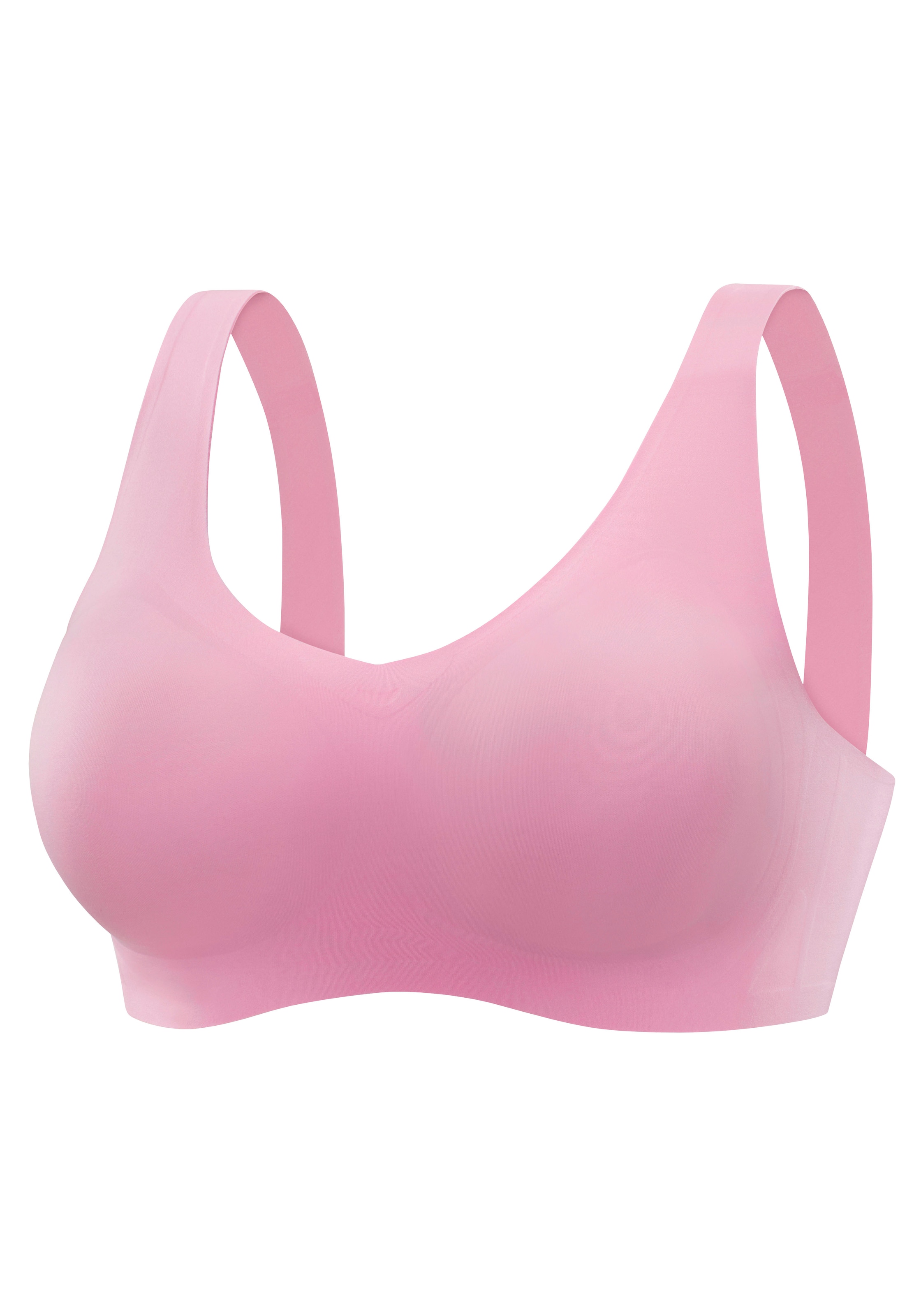 Nuance Bralette-BH, SEAMLESS, ohne Bügel, mit integriertem Push-up Kissen, Basic Dessous