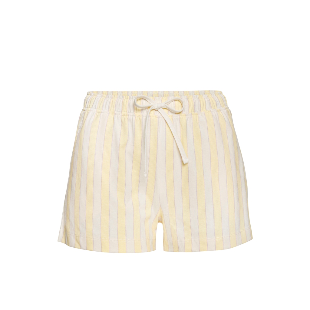 Vivance Dreams Pyjamashorts, mit zartem Streifenmuster