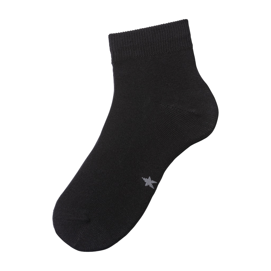H.I.S Kurzsocken, (Packung, 10 Paar), mit eingestrickten Symbolen