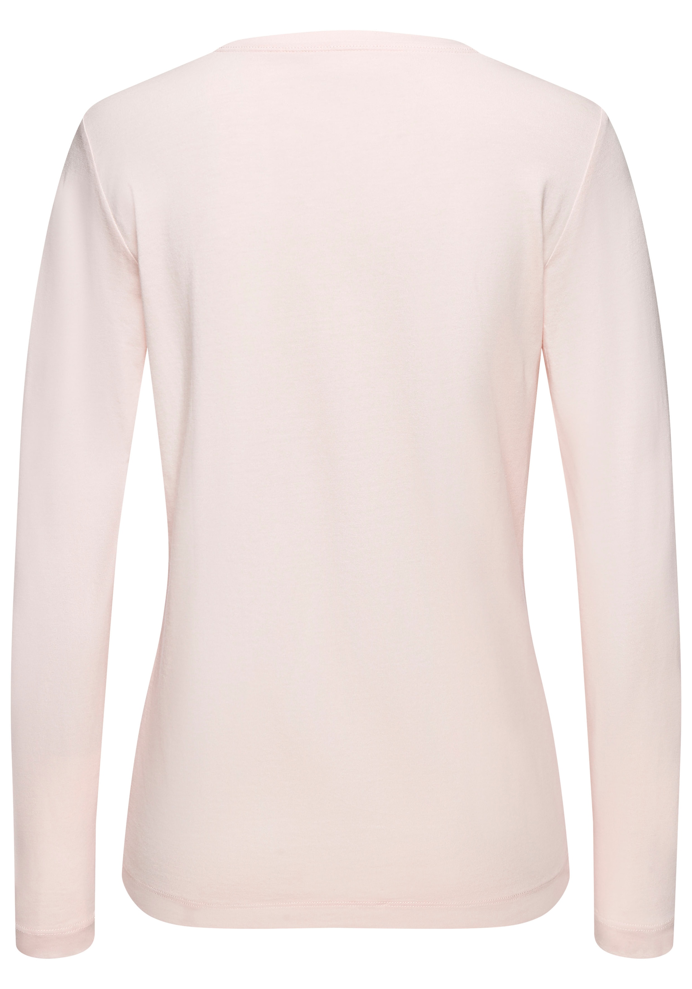 s.Oliver Pyjamaoberteil mit kleinem Frontprint