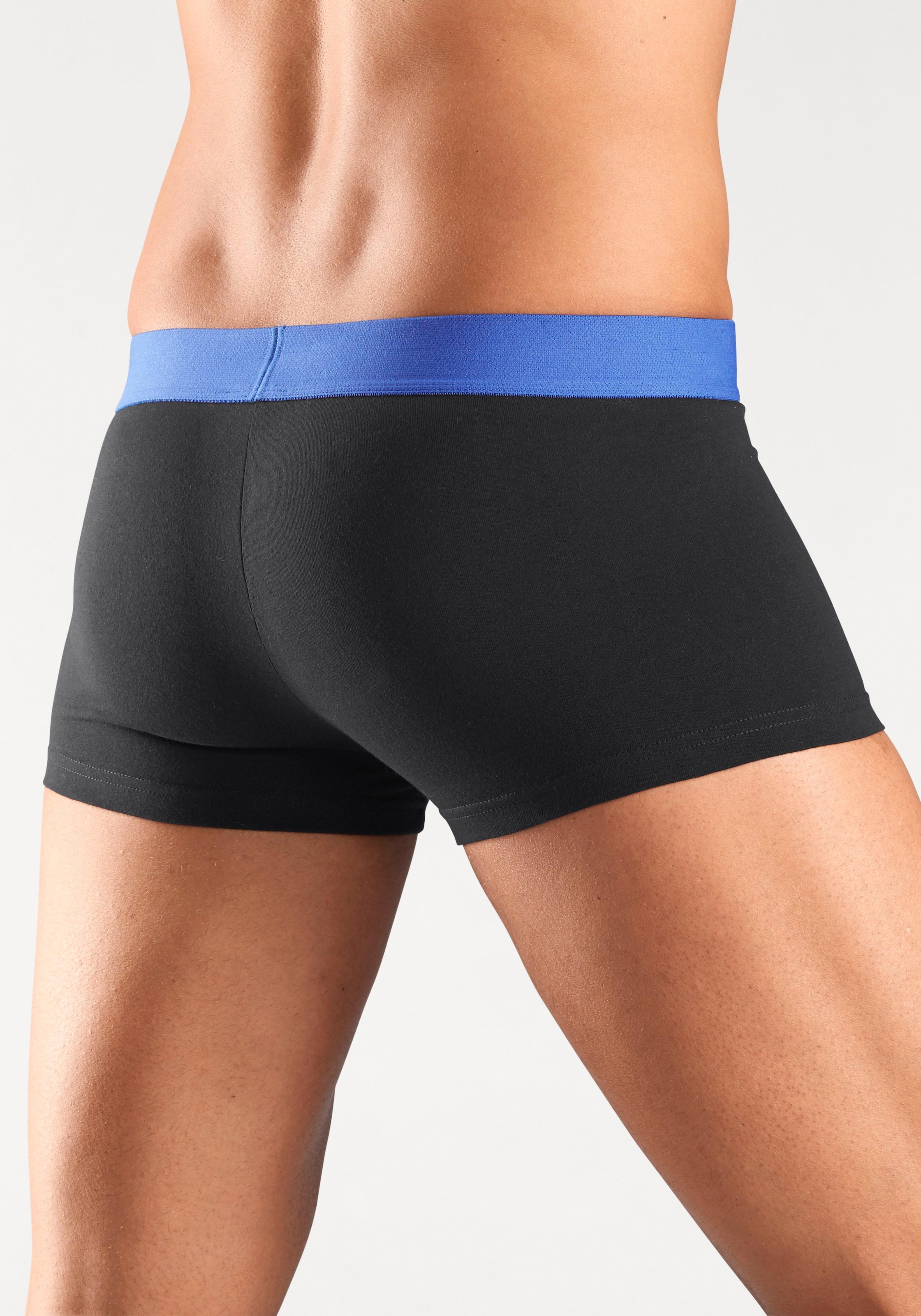 s.Oliver Hipster, (Packung, 4 St.), knapp sitzende Boxershorts für Herren aus Baumwoll-Mix