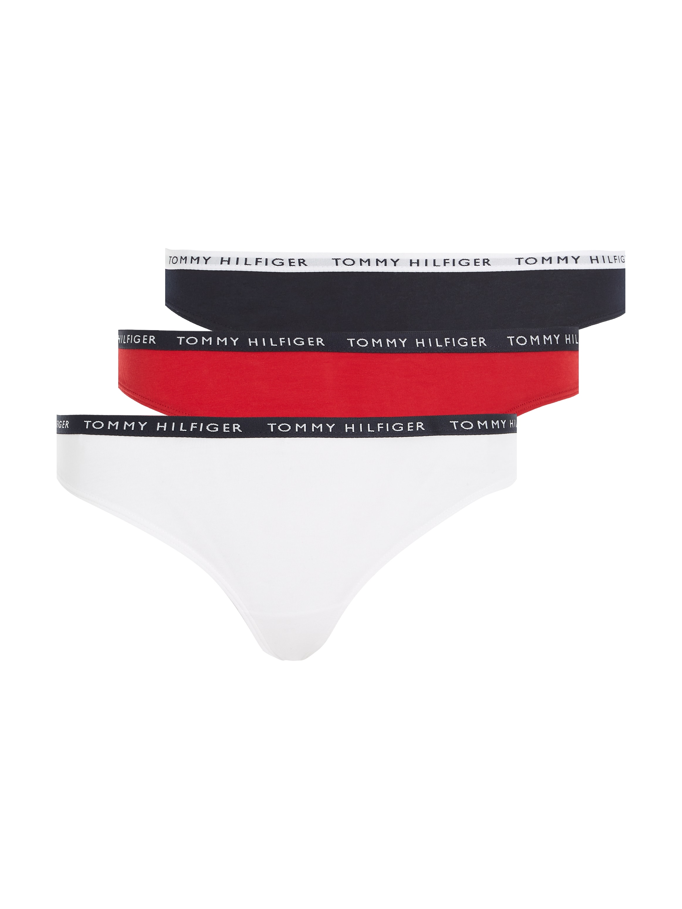 Tommy Hilfiger Underwear String 3 Stk. mit schmalem Logobündchen