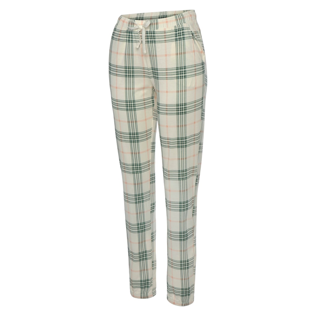 Vivance Dreams Pyjamahose, mit Samtband am elastischen Tunnelzugbund