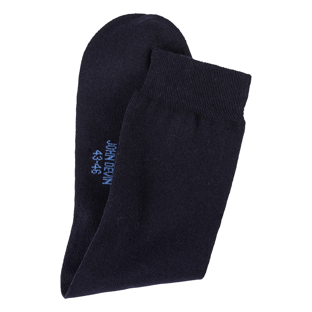 John Devin Businesssocken, (Packung, 6 Paar), lange Form, wertig in Box verpackt