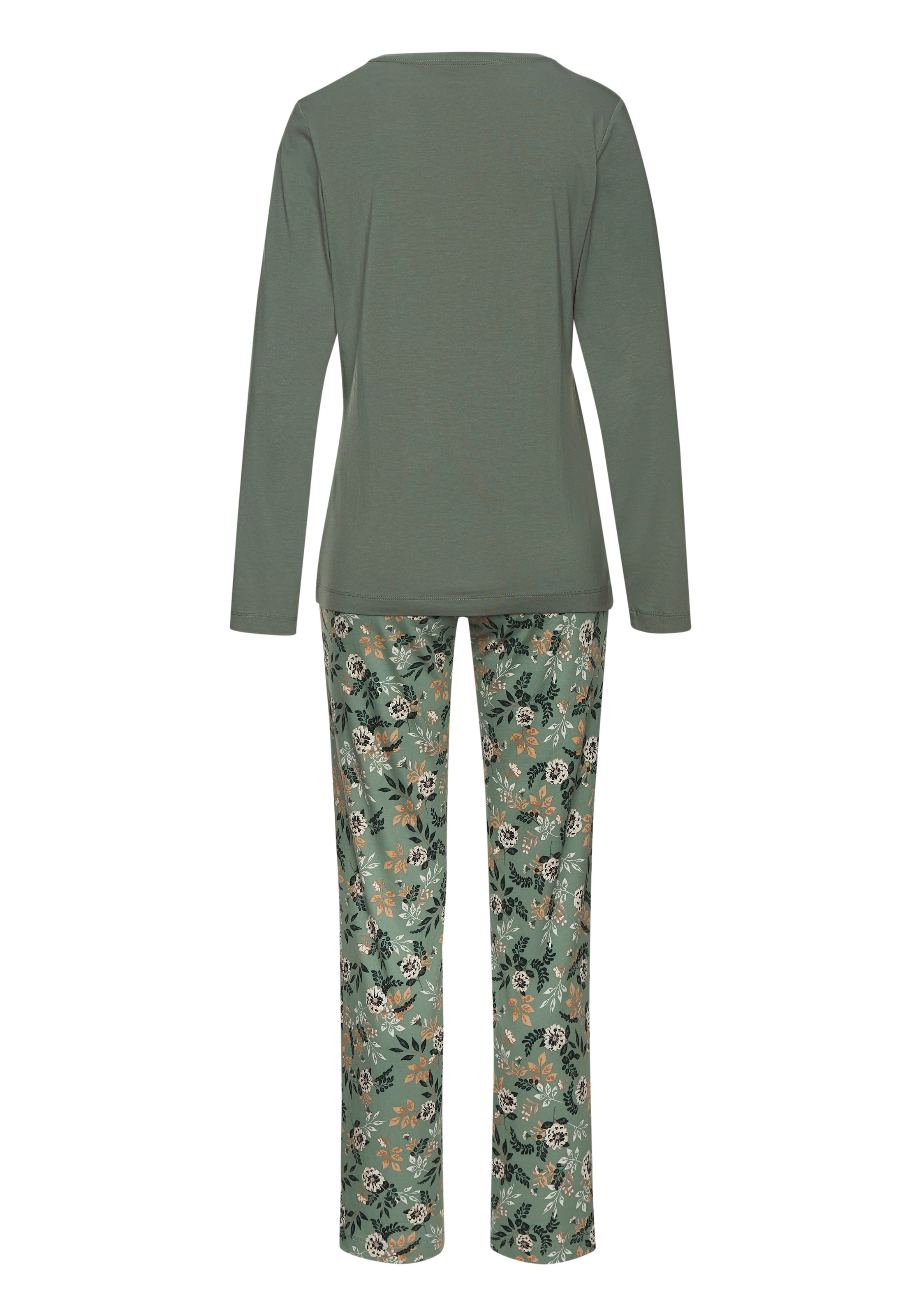 Vivance Dreams Pyjama 2-teilig, 2 tlg. mit romantischem Blumendruck