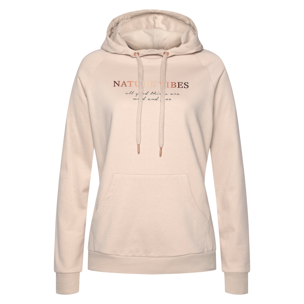 LASCANA Hoodie, mit Kängurutasche, Loungeanzug