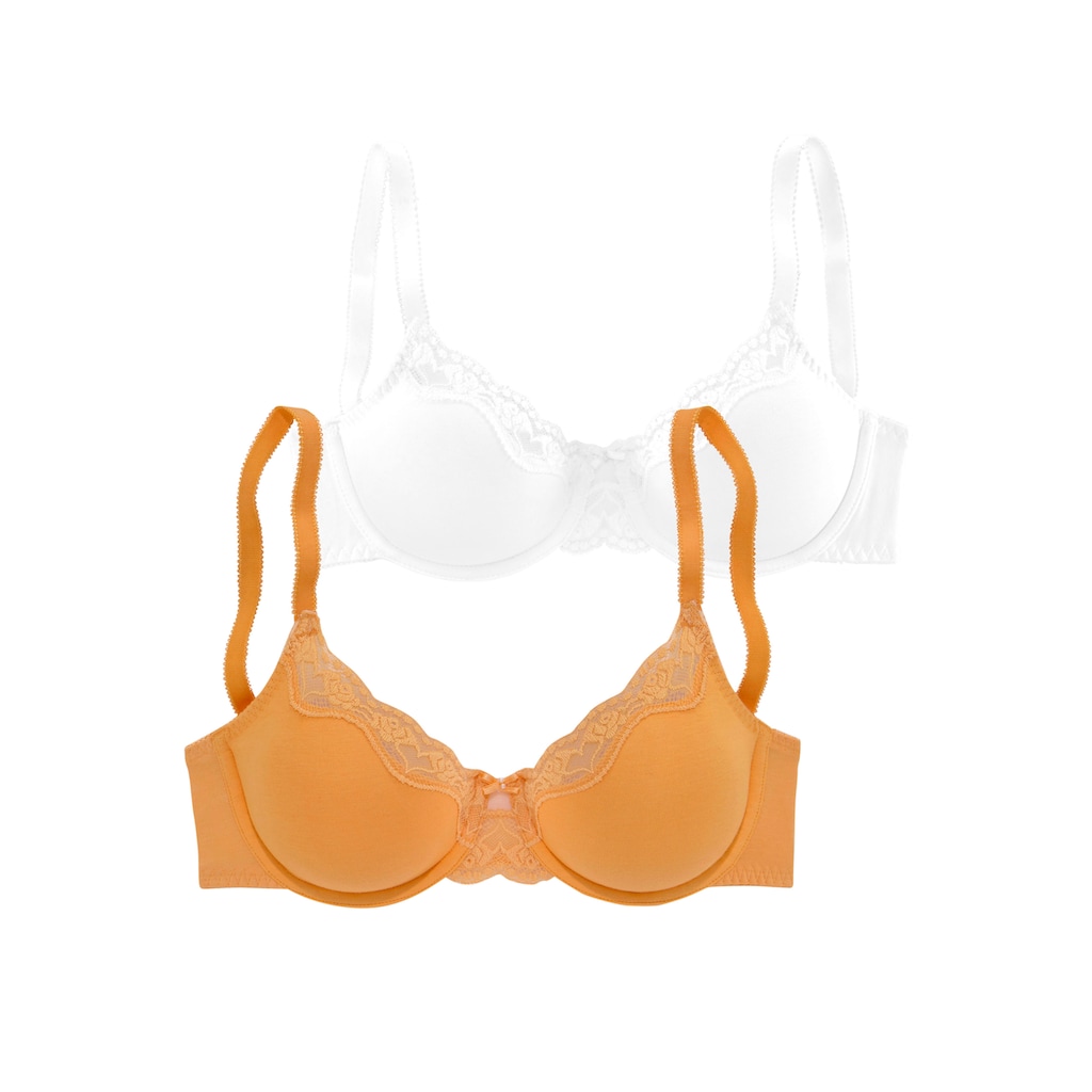 petite fleur Bügel-BH, mit zarter Jacquardspitze
