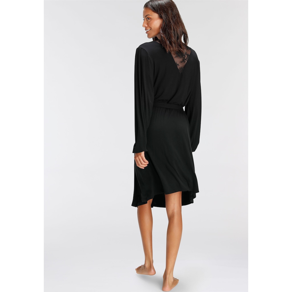 Bruno Banani Kimono, mit schönen Spitzendetails