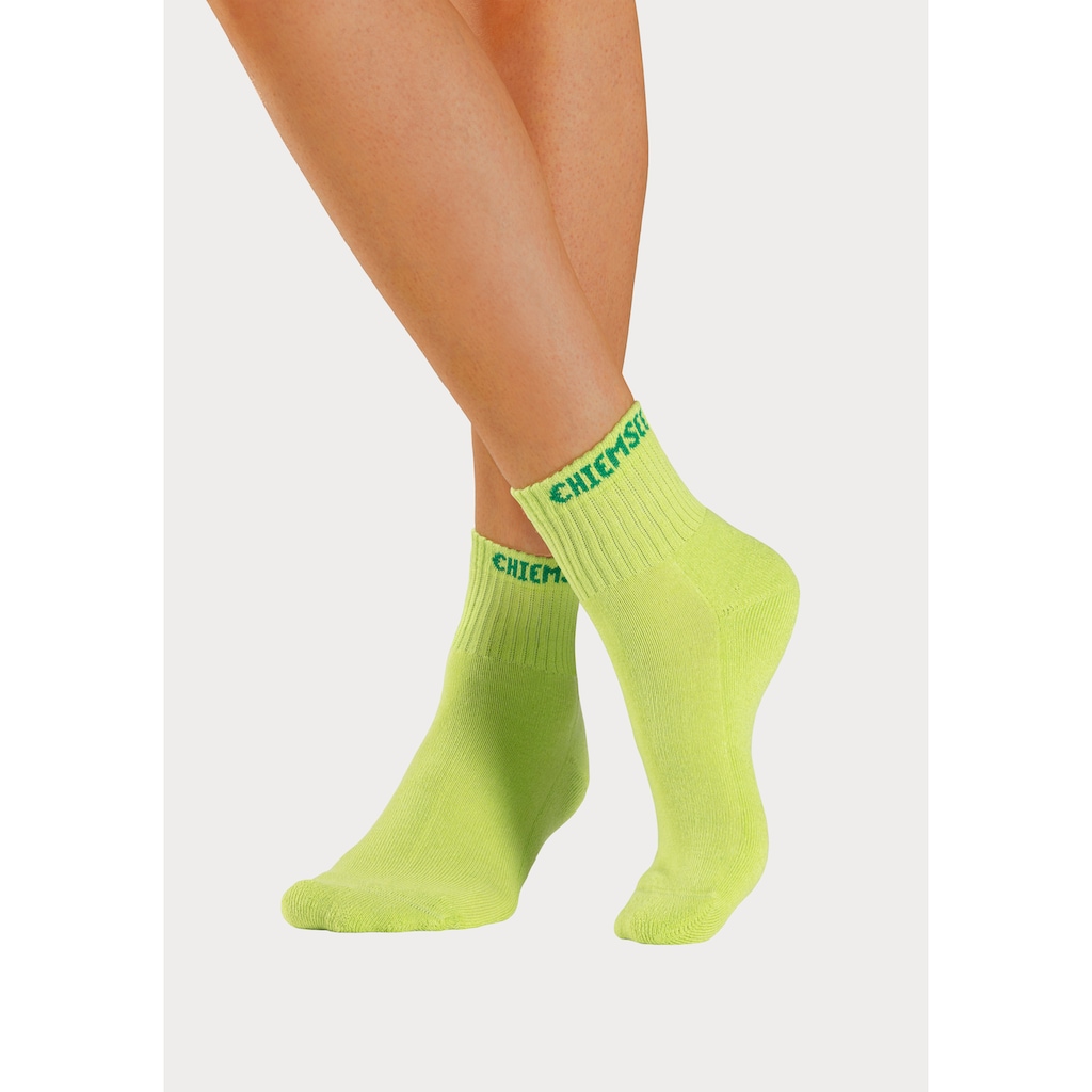 Chiemsee Kurzsocken, (Packung, 6 Paar), mit eingestricktem Markennamen
