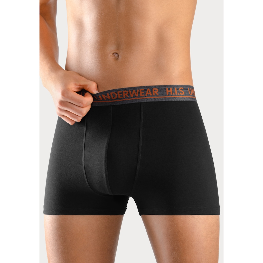 H.I.S Boxer »Boxershorts für Herren«, (Packung, 4 St.), mit bequemem Stretchbündchen