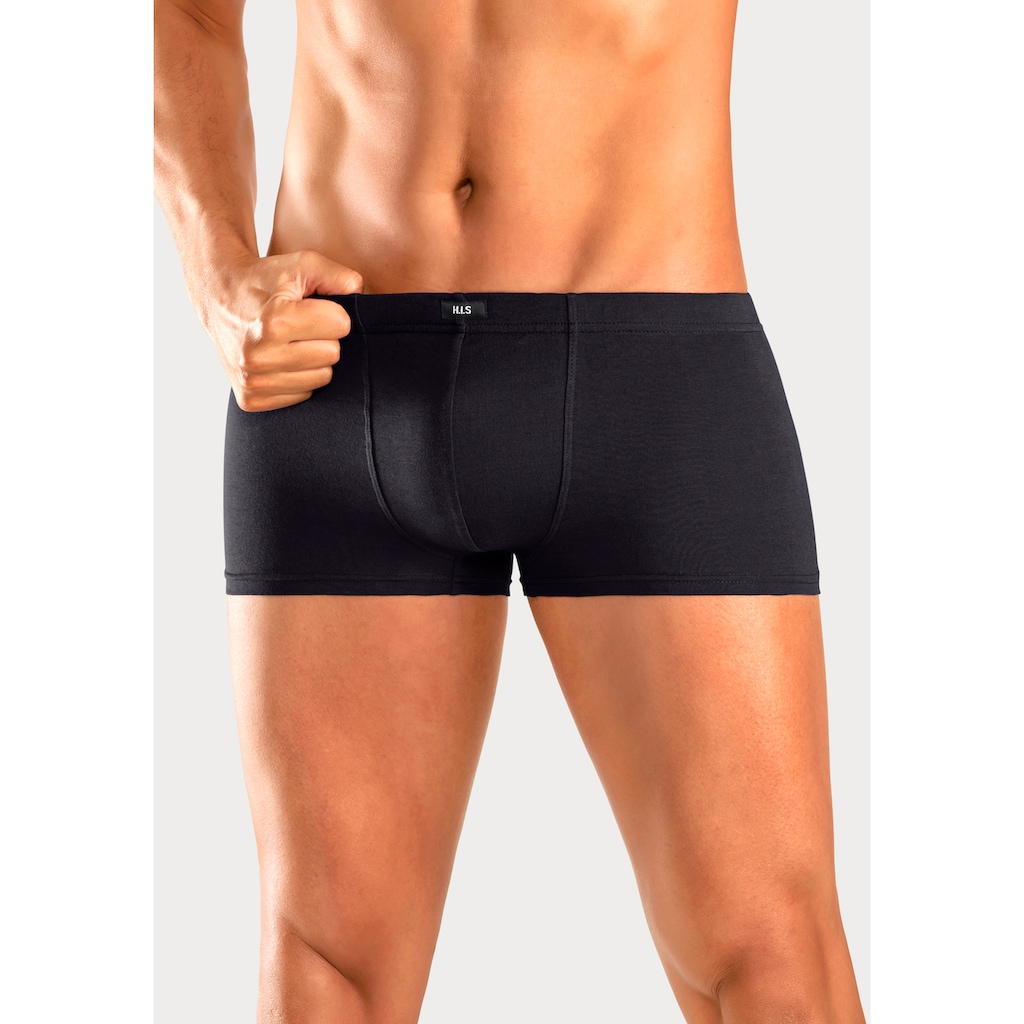 H.I.S Hipster, (Packung, 5 St.), knapp sitzende Boxershorts aus Baumwollstretch