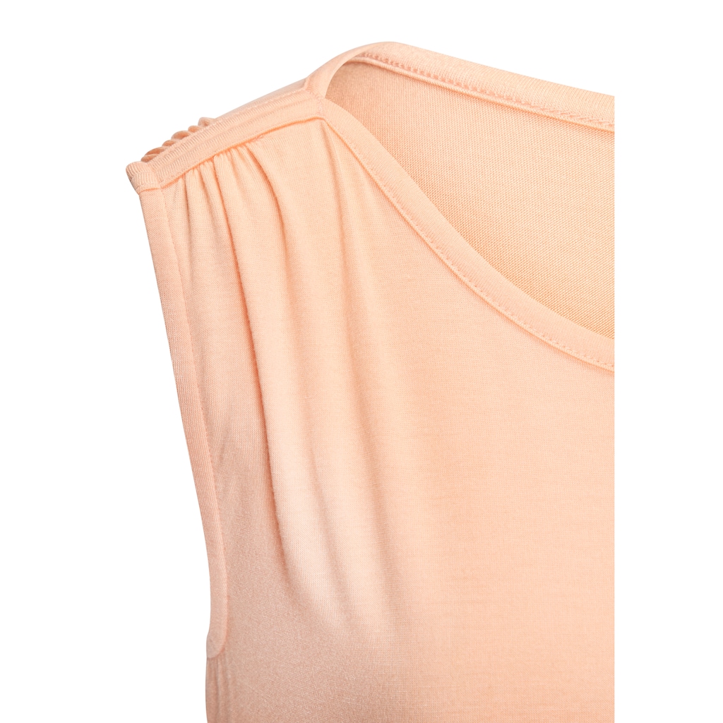 LASCANA Shirttop, aus weichem Viskosejersey