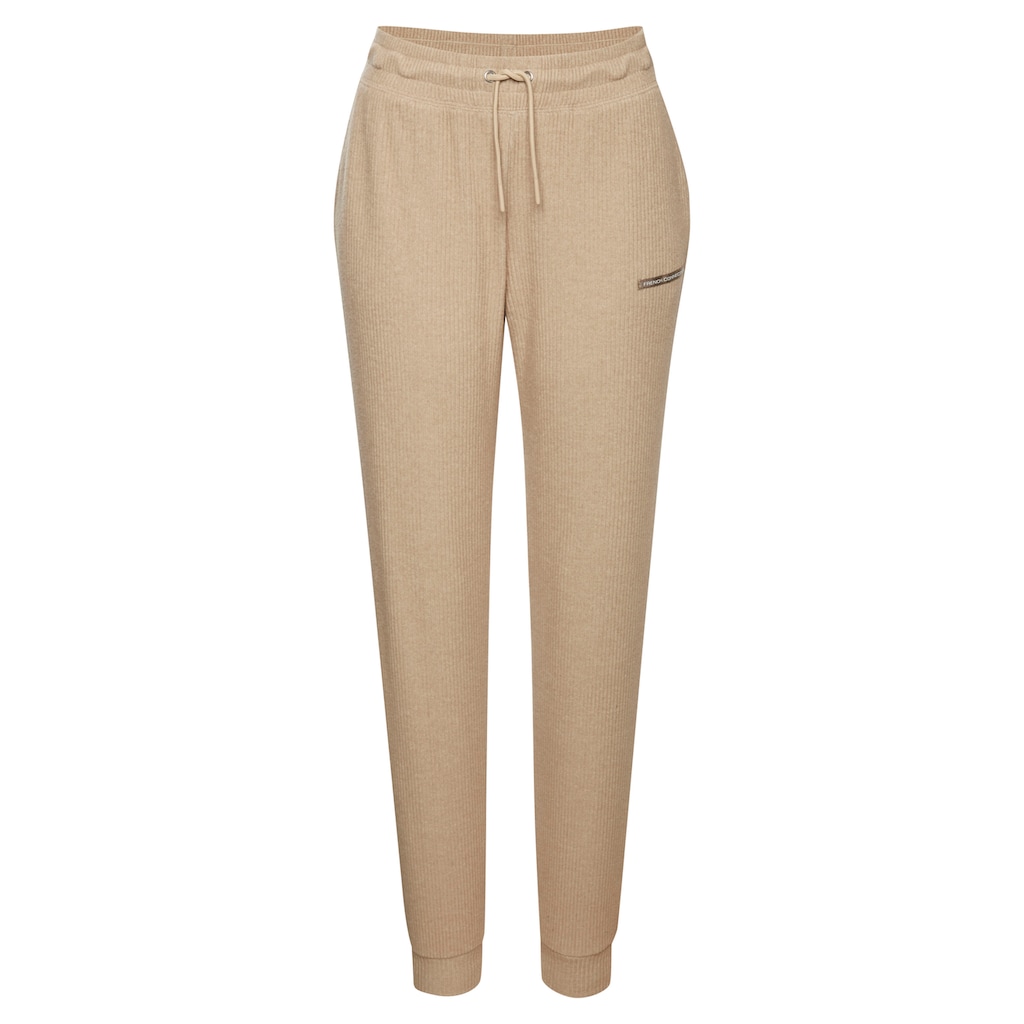 French Connection Sweathose, aus weicher Rippstruktur, Loungewear