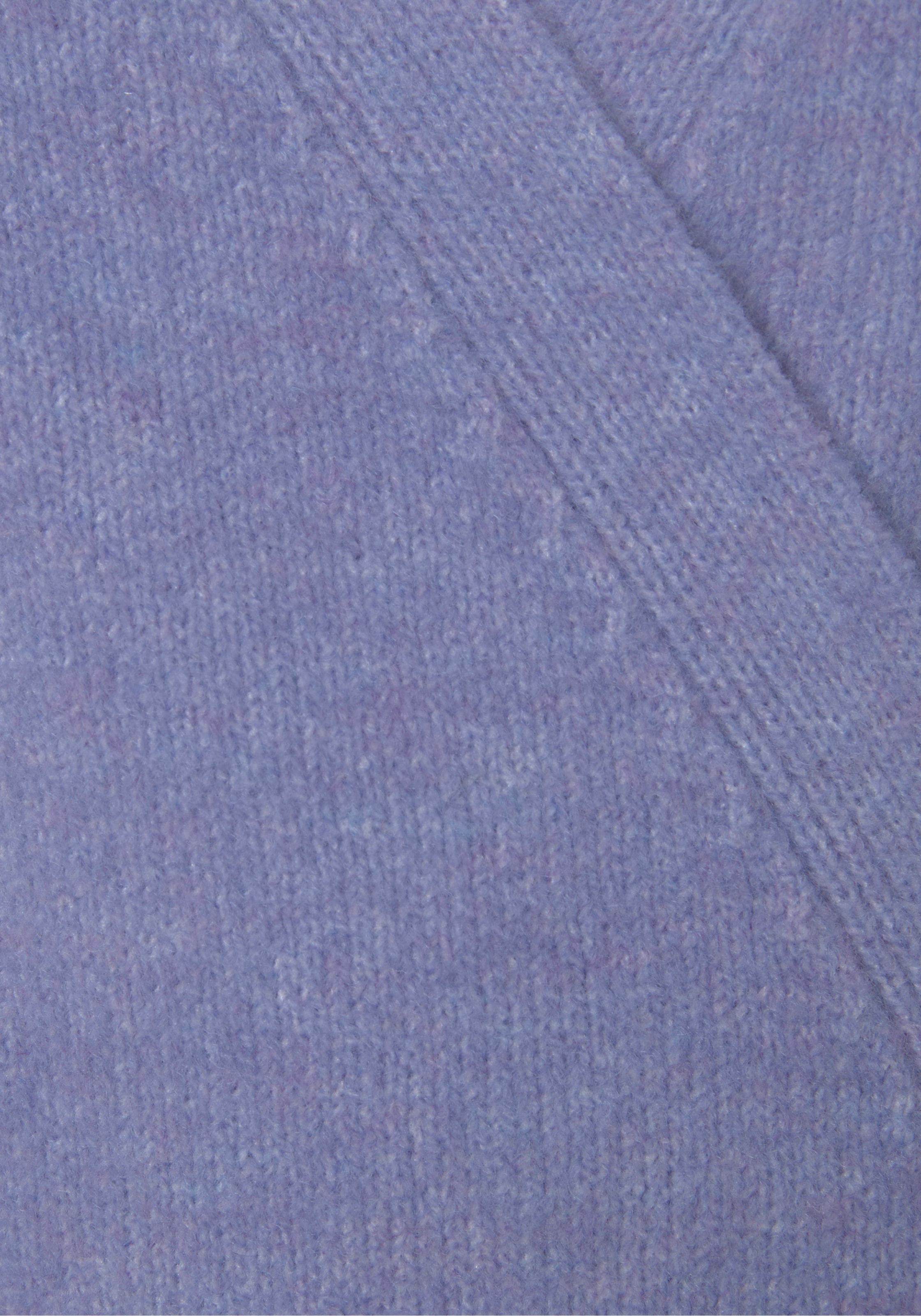 LASCANA Wickelstrickjacke, mit breitem Rippbündchen, Loungewear