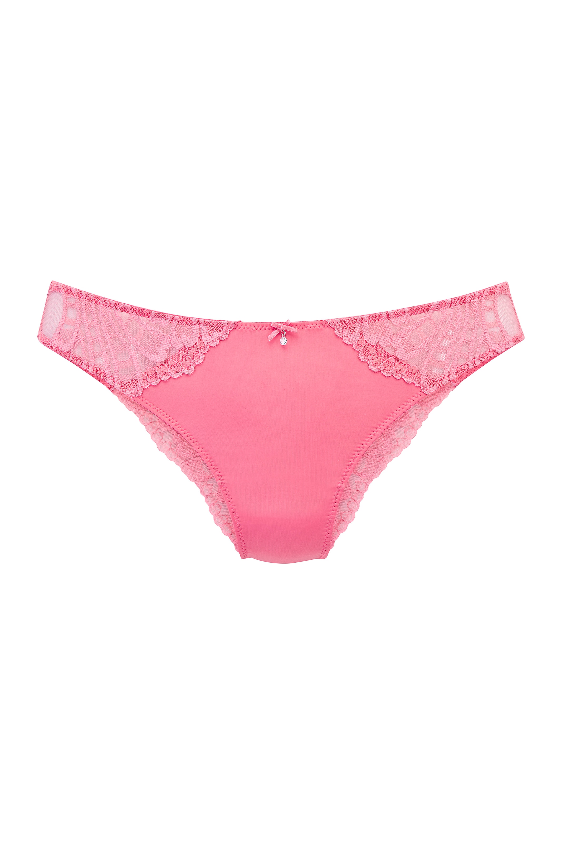 LASCANA Tanga »Flora« arrière en dentelle légèrement transparente