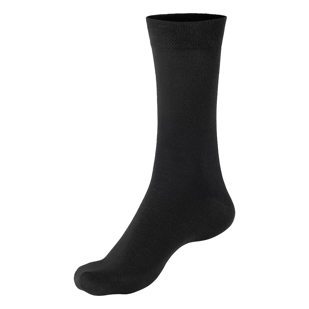 John Devin Businesssocken, (Packung, 6 Paar), lange Form, wertig in Box verpackt