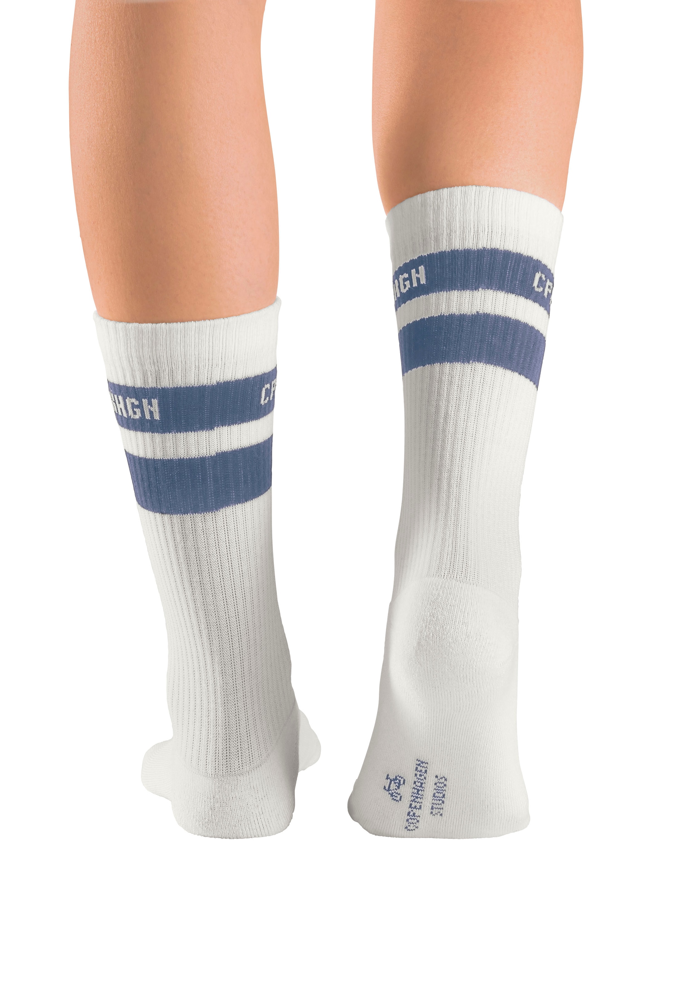 Copenhagen Studios Tennissocken, (Packung, 3 Paar), mit Streifendesign und Vollfrottee