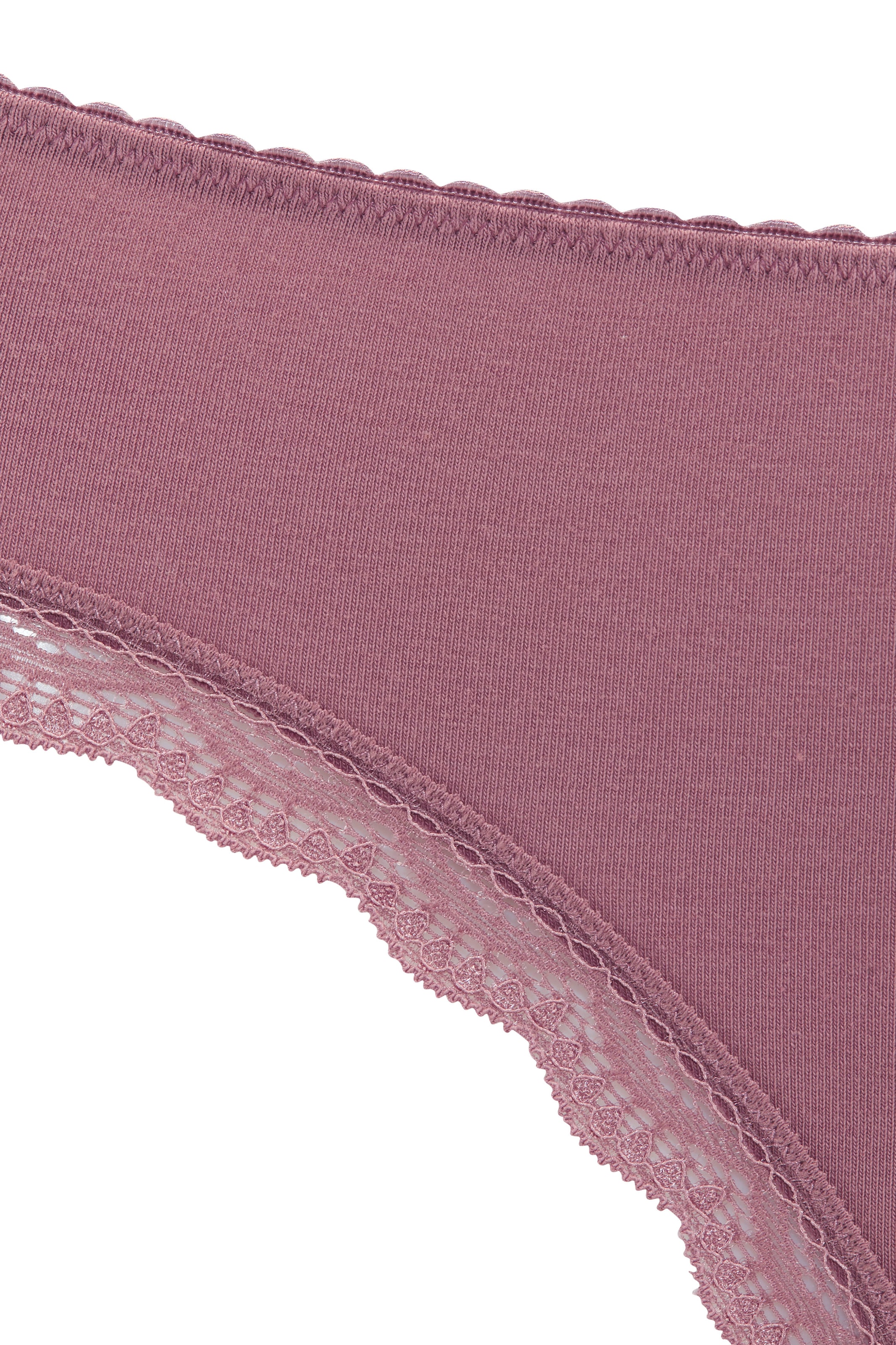 LASCANA Jazz-Pants Slips 5er-Pack,  aus elastischer Baumwolle mit zarter Spitze, mit Aufbewahrungsbox