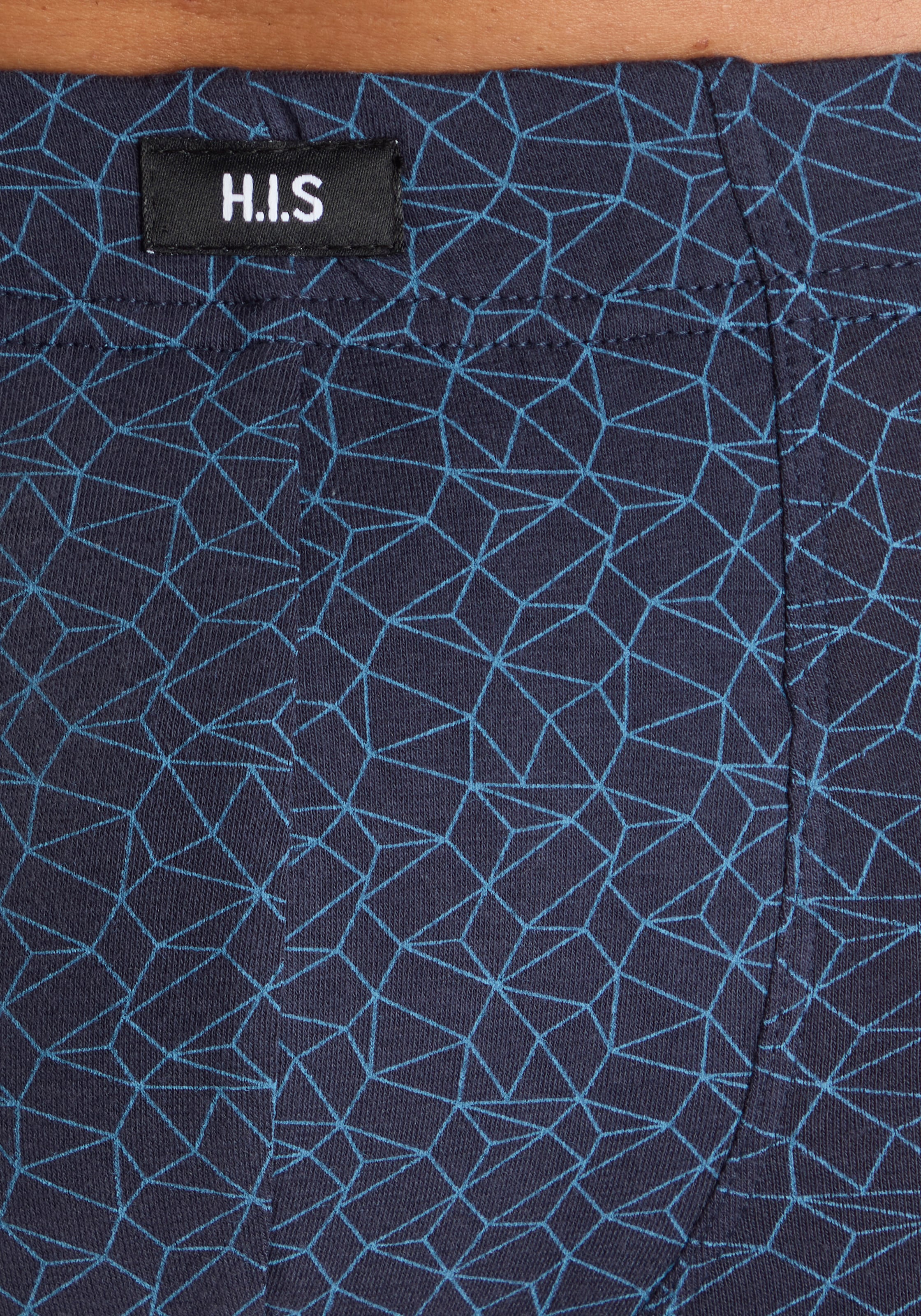 H.I.S Boxer »Boxershorts für Herren« Paquet, 5 cuis en qualité coton imprimé
