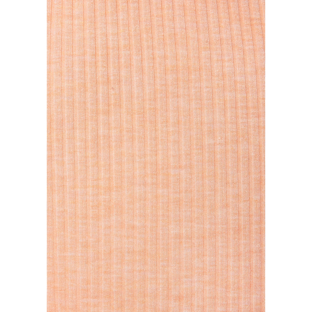 s.Oliver Pyjamaoberteil, in elastischer Rippware