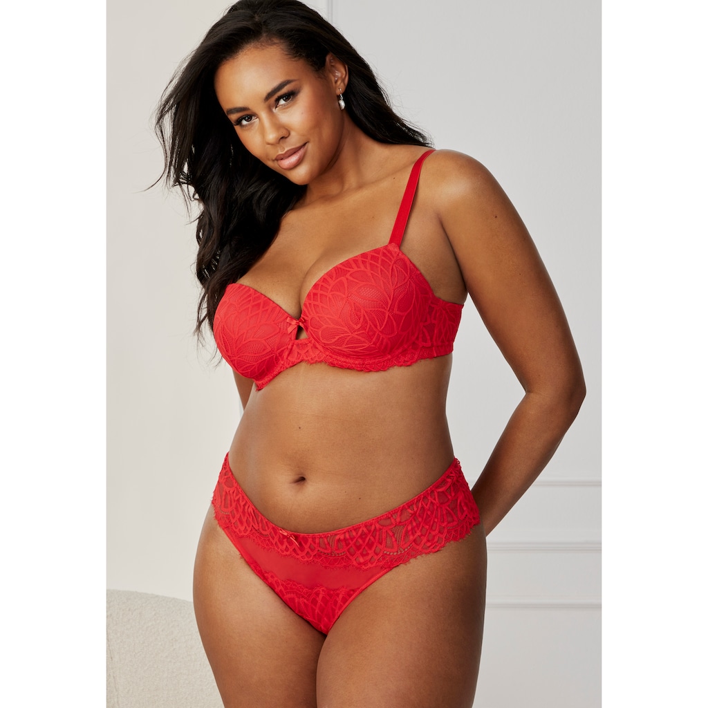 LASCANA Schalen-BH »Cara«, mit Bügel rundum aus filigraner Spitze, sexy Dessous