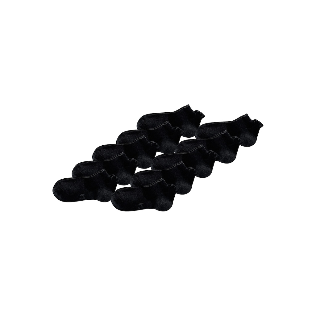 KangaROOS Sneakersocken, (Packung, 10 Paar), mit erhöhtem Bündchen