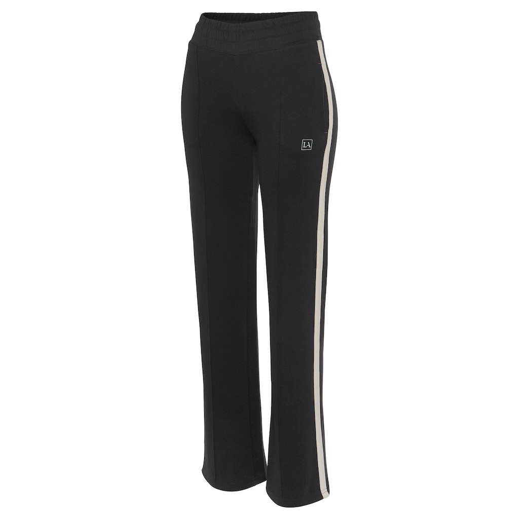 LASCANA ACTIVE Jogger Pants, mit kontrastierendem Tape