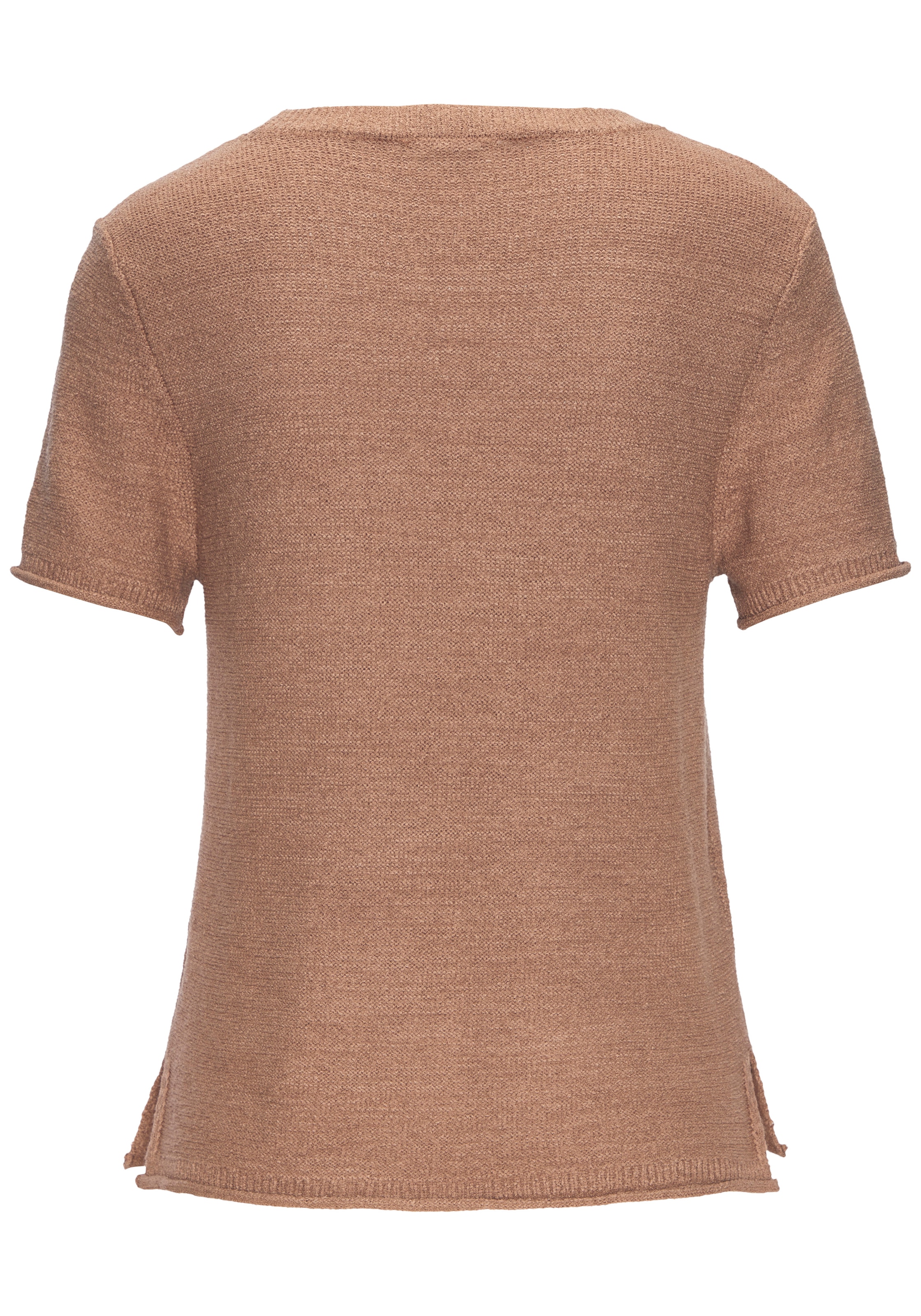 French Connection Pull à manches courtes »aus leichtem Bändchengarn« Sommerpullover, Strickshirt, leichter Sommerstrick, Basic