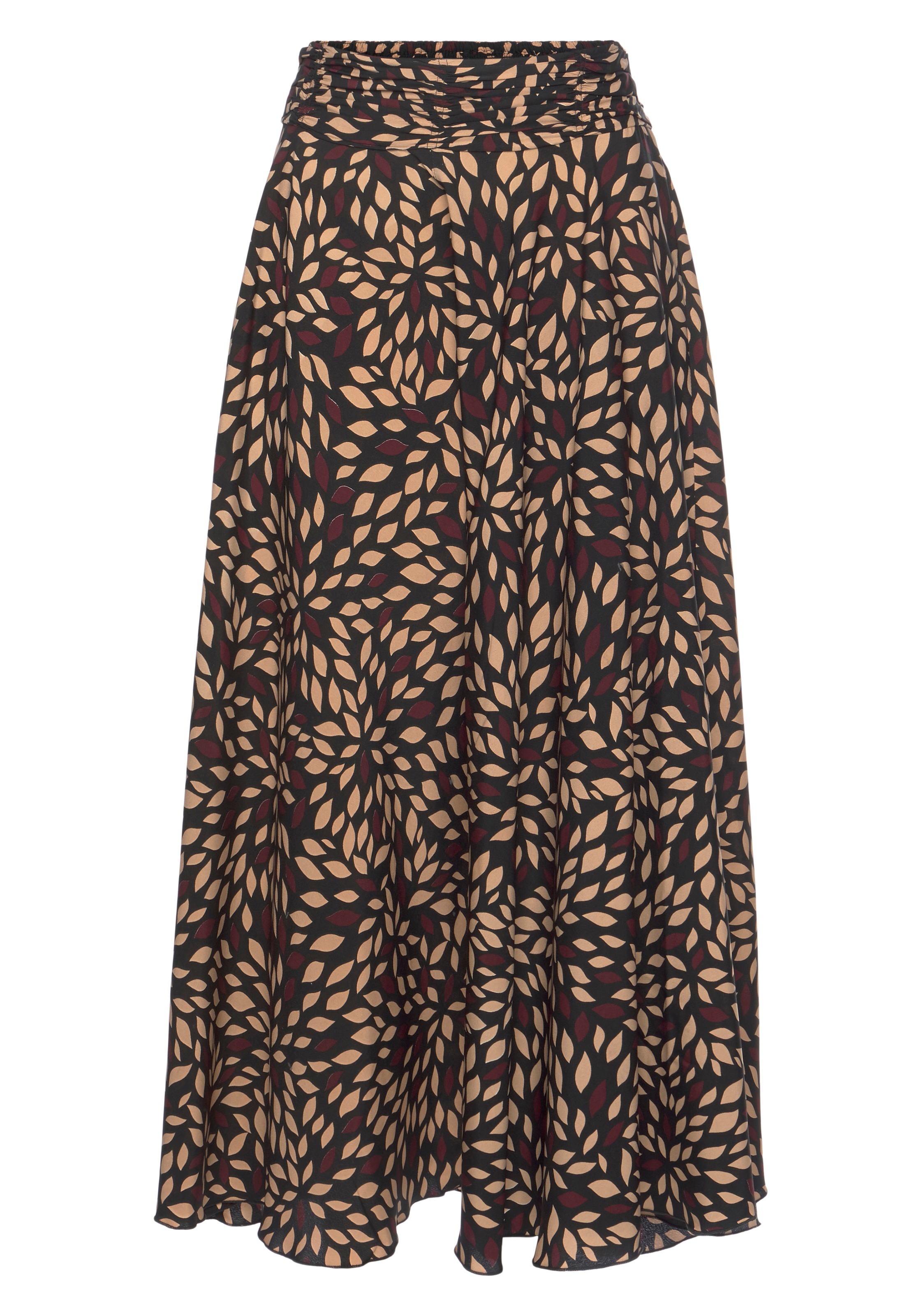 LASCANA Hosenrock aus glatter Ware, Culotte, extraweites Bein