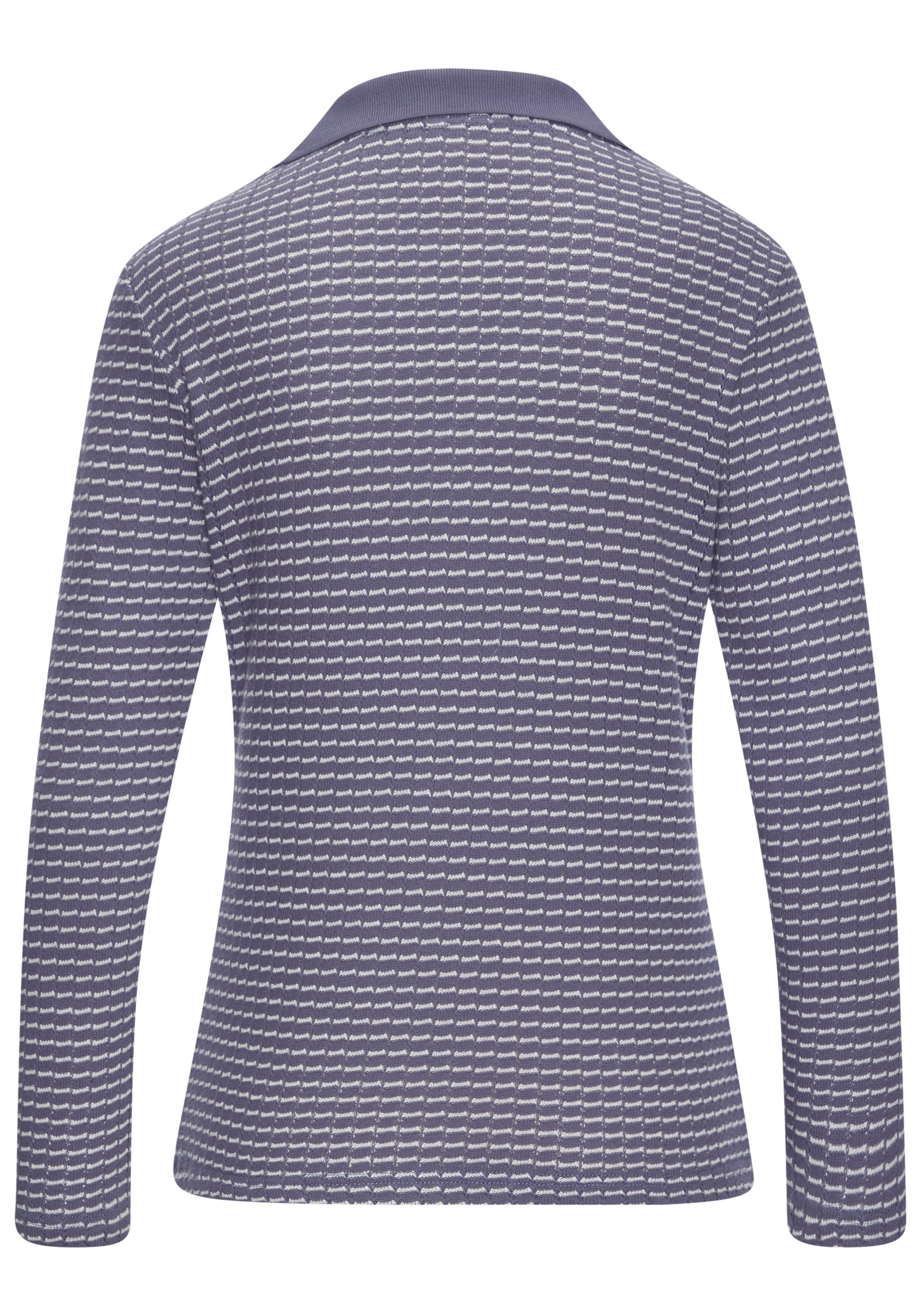 Vivance Polo à manches longues »aus strukturierter Strickqualität« schöne Strick-Qualität