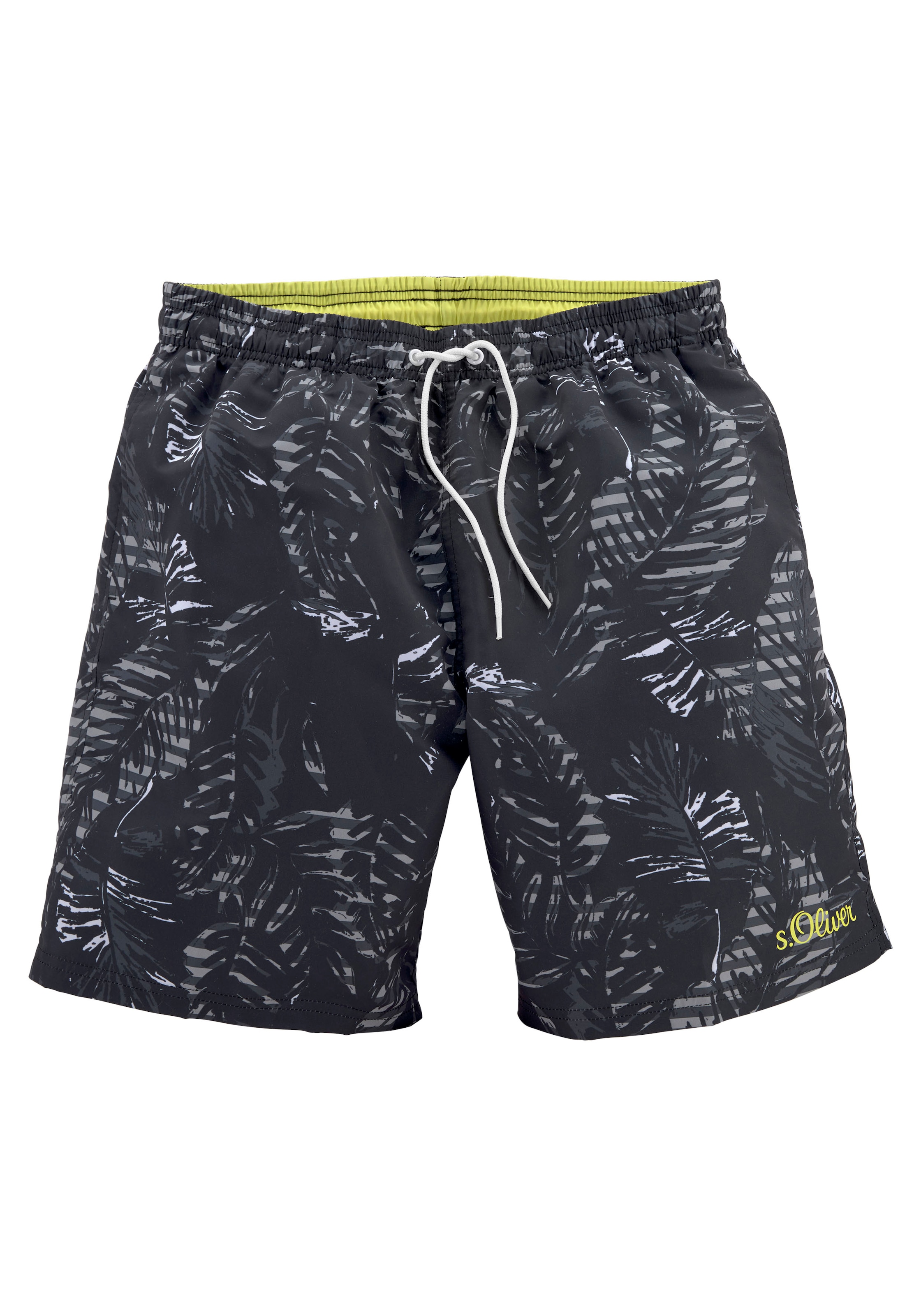 s.Oliver Badeshorts »Blade«, mit trendigem Palmenprint