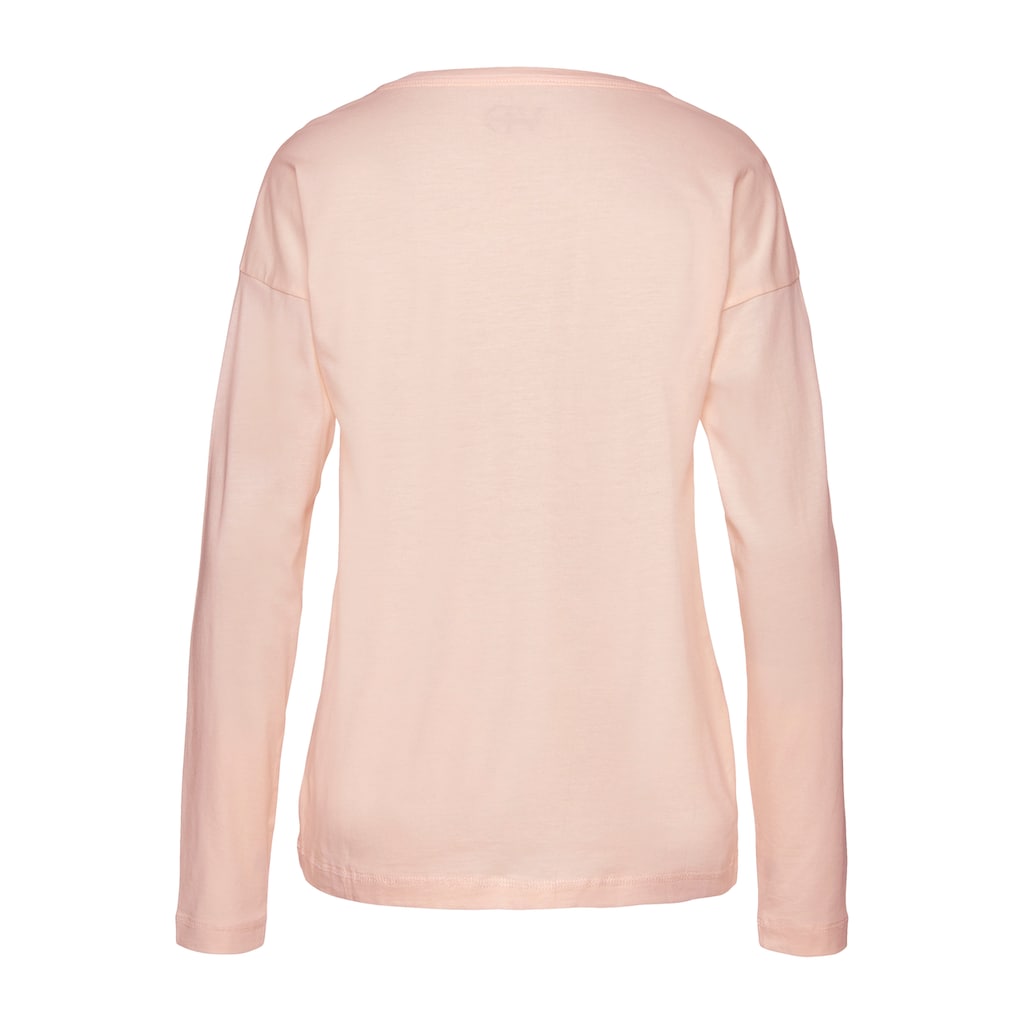 Vivance Dreams Pyjamaoberteil, mit Sommer-Statementdruck