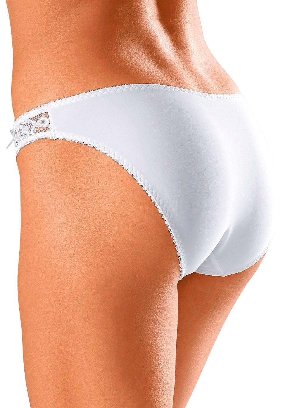 Nuance Slip, (2 St.), mit Spitzeneinsatz vorne