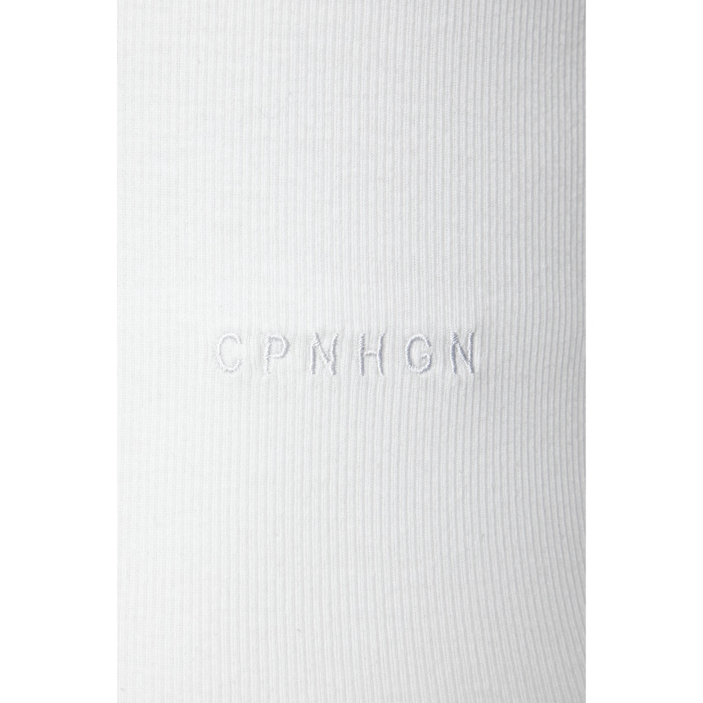 Copenhagen Studios Achseltop »mit hochwertiger Logostickerei«, aus gerippter Bio-Baumwollqualität