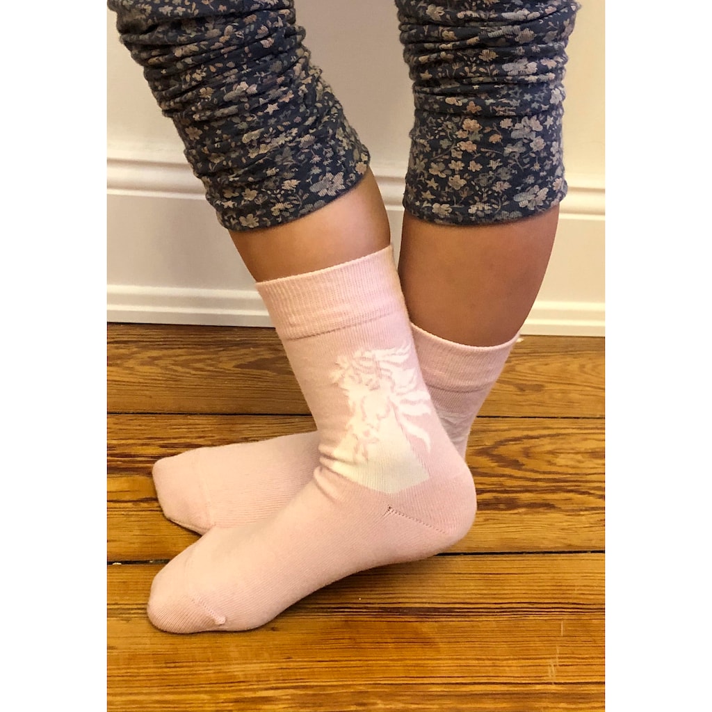 H.I.S Socken, (Packung, 5 Paar), mit Pferdemotiven