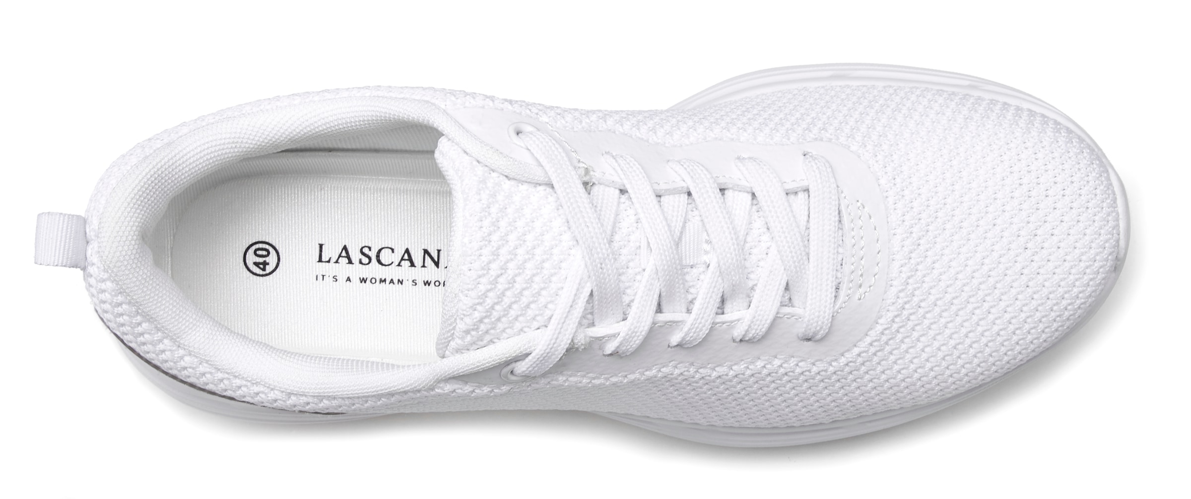 LASCANA Sneaker, Schnürhalbschuh, Halbschuh, Freizeitschuh ultraleicht VEGAN