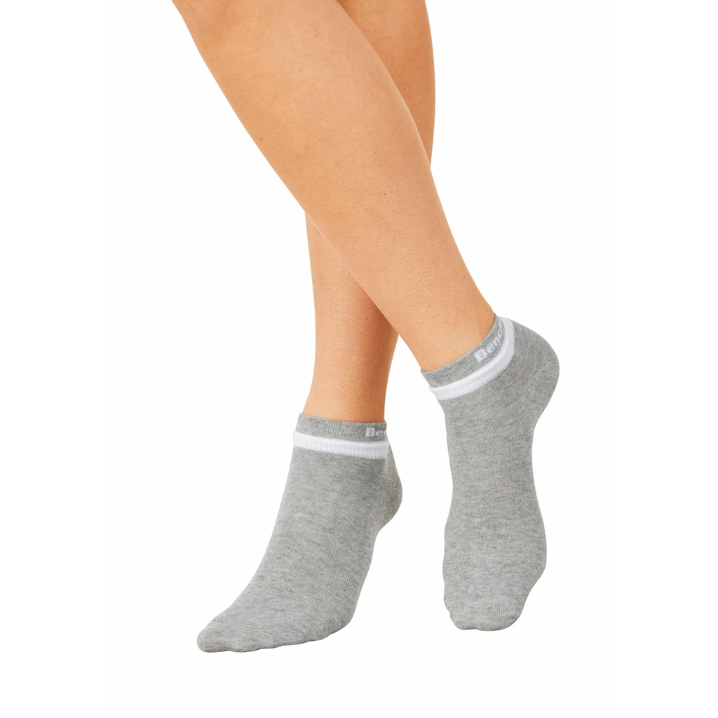 Bench. Kurzsocken, (Packung, 6 Paar), mit doppelten Bündchen