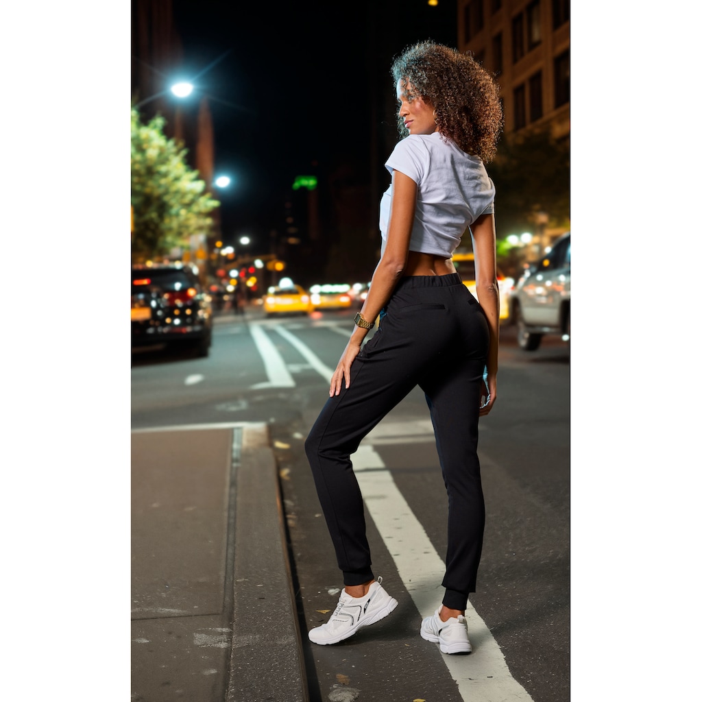 French Connection Loungepants, schmale sportive Form, weich fliessend