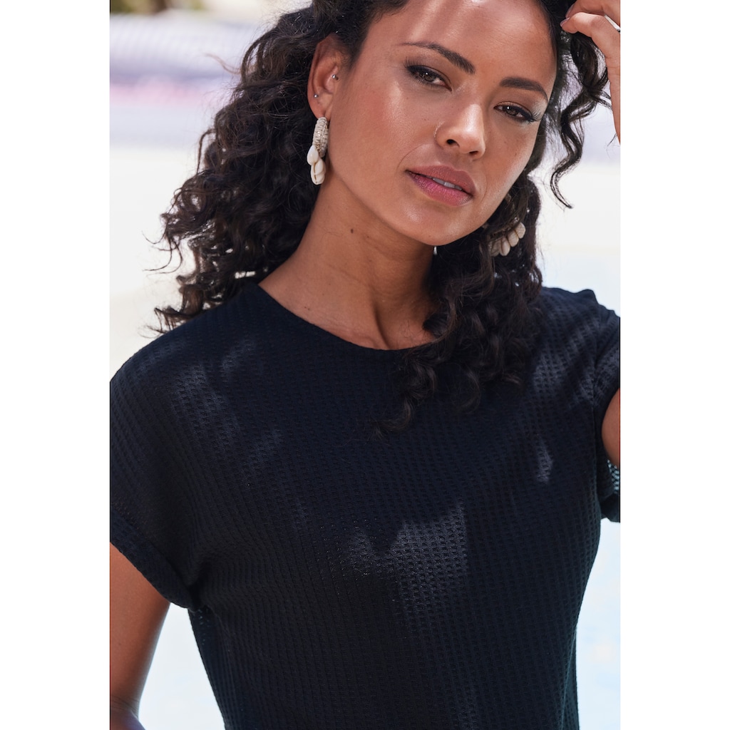 Vivance Kurzarmshirt »aus weicher Piqué-Qualität«