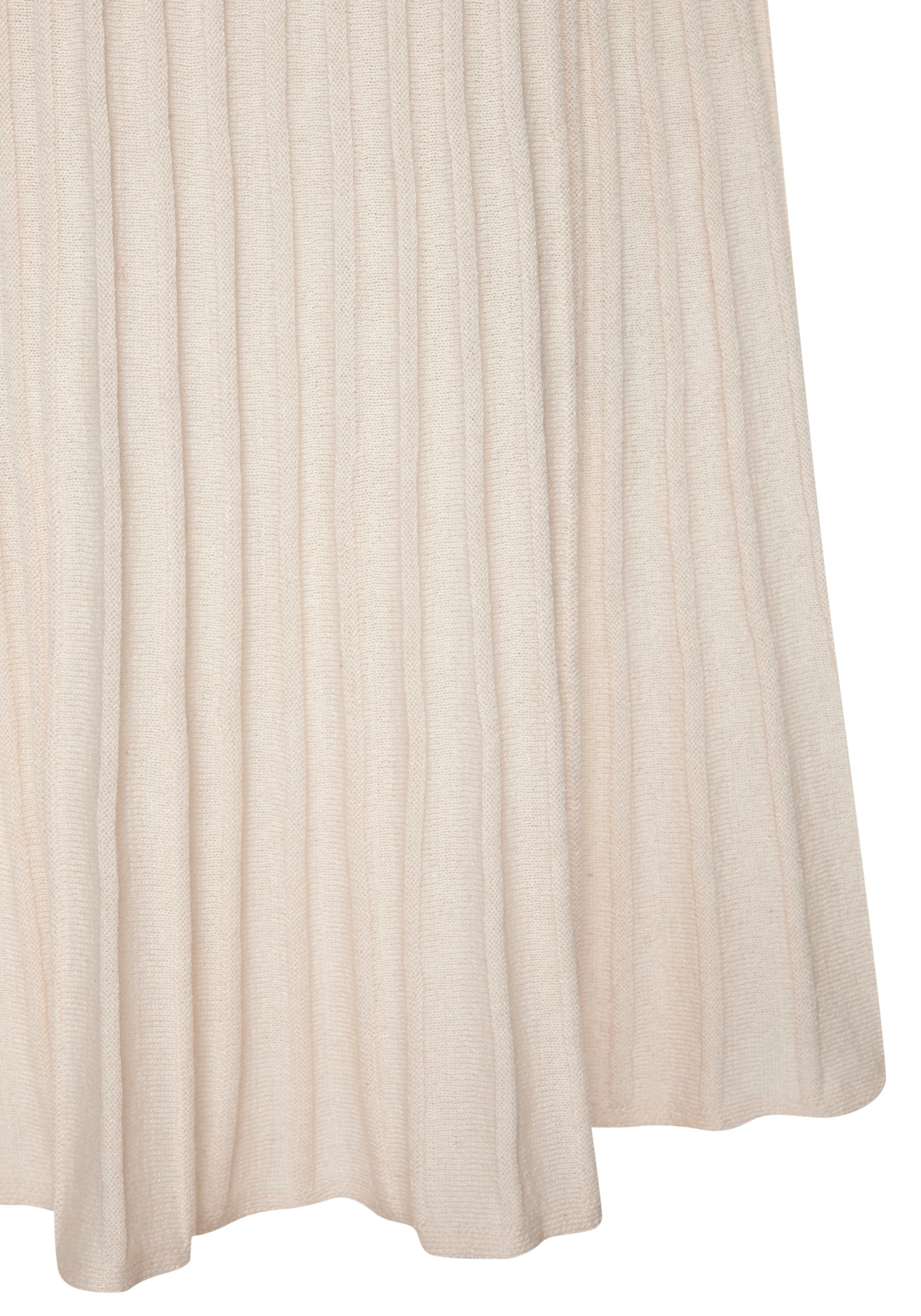 LASCANA Strickrock in Plisseeoptik, eleganter Maxirock aus Strukturstrick
