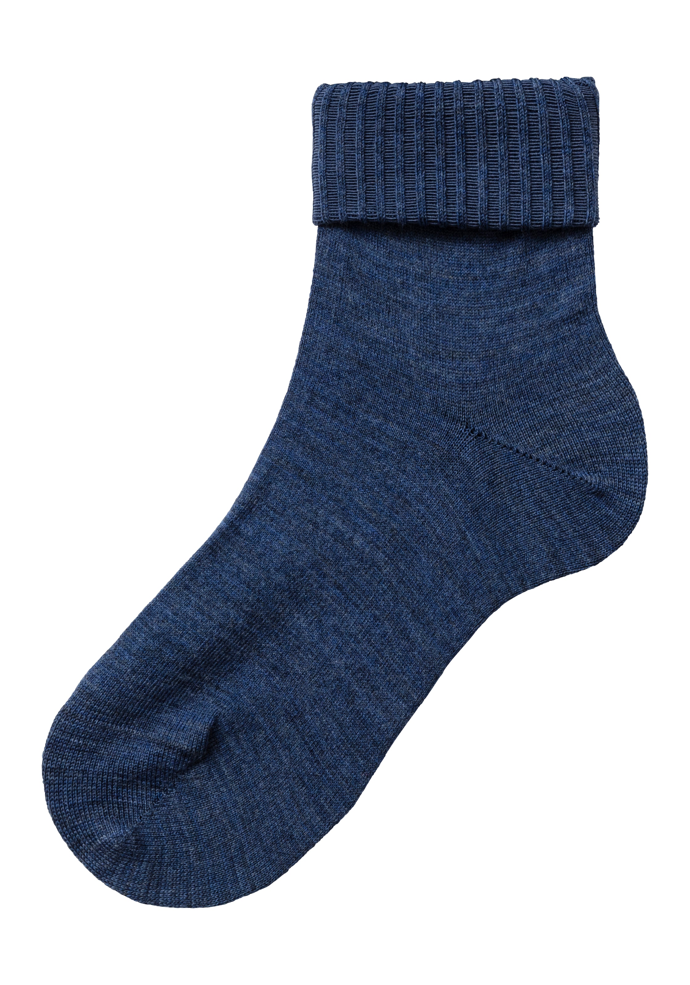 Lavana Umschlagsocken, (Packung, 3 Paar), fein gestrickt mit 53% Wolle