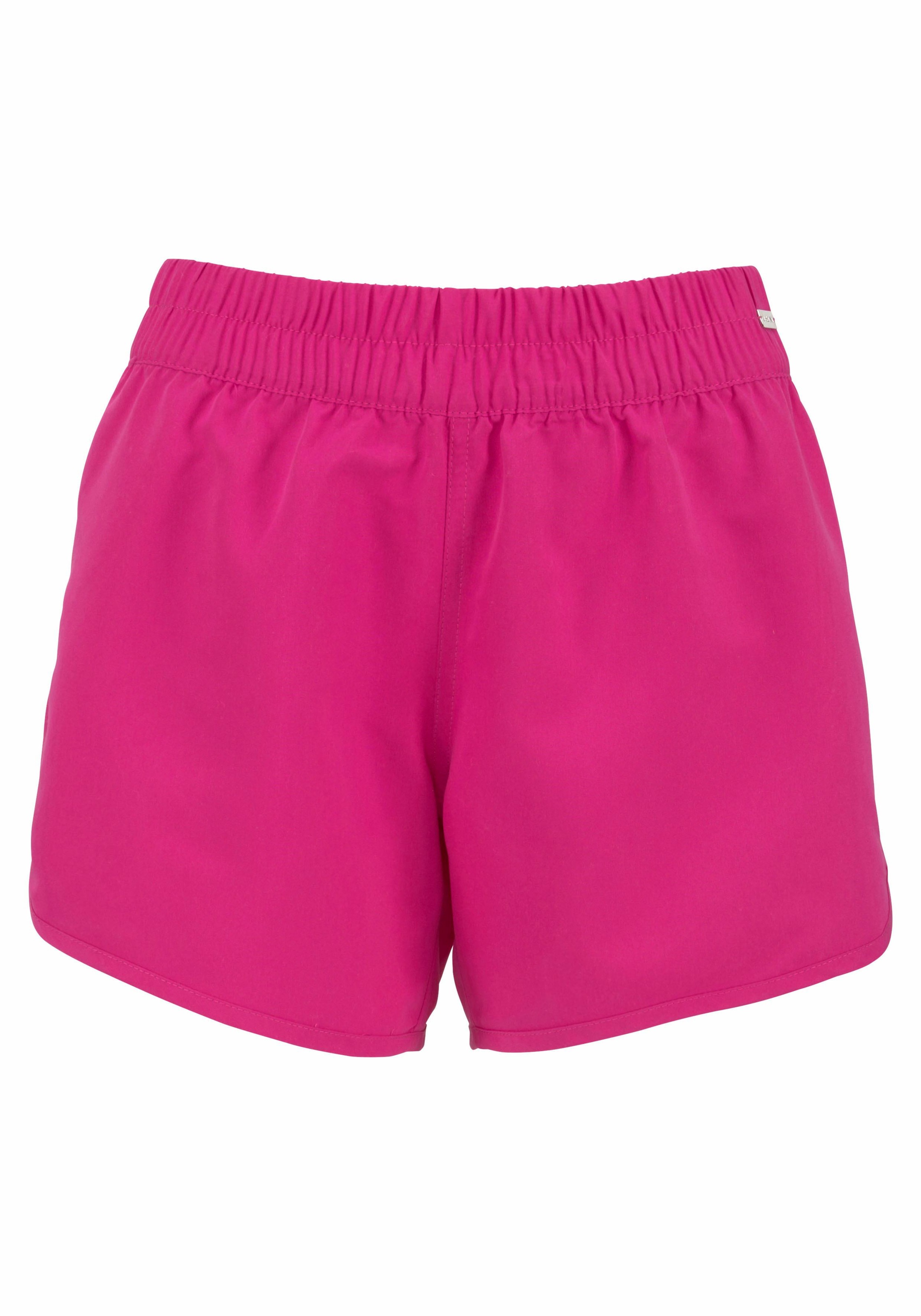 LASCANA Badeshorts elastisches Bündchen, mit Gesässtasche, softe Microfaser-Qualität